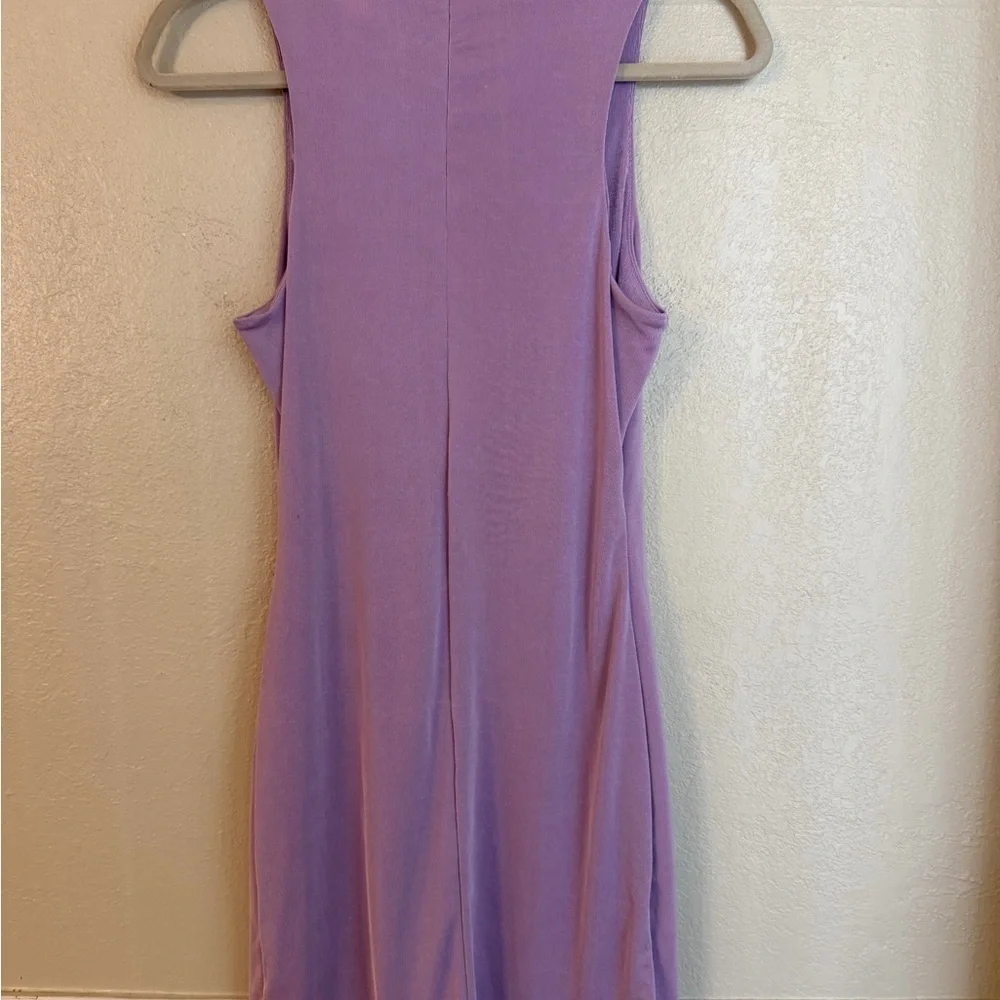 Naked Wardrobe Lavender Sleeveless Dress - Picture 4 of 8